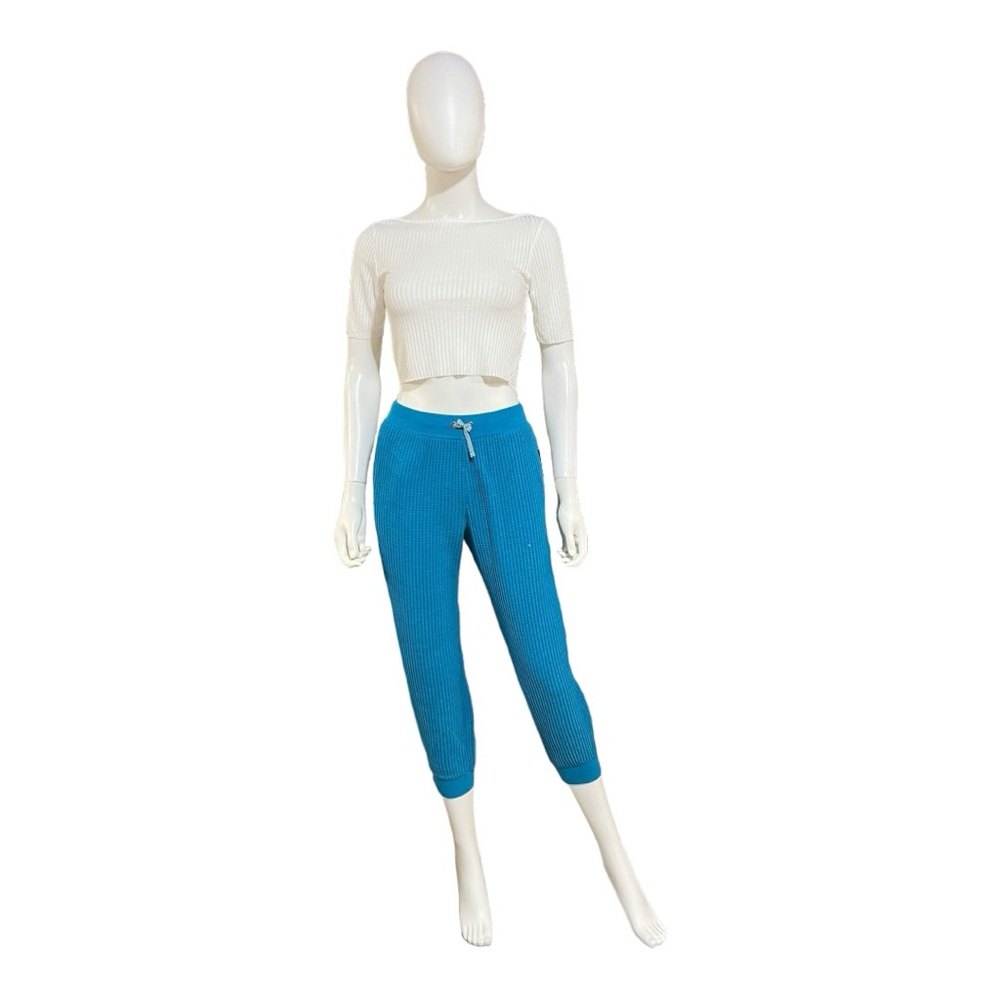 Cat and Jack Solid Waffle Pattern Jogger Pants, L (10-12)